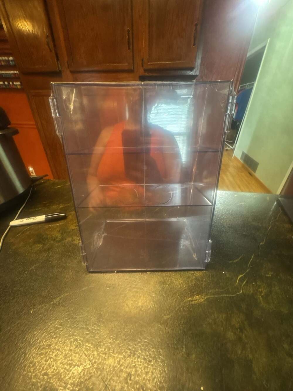 Brightroom 2-Door Accessory Organizer Clear Storage Case